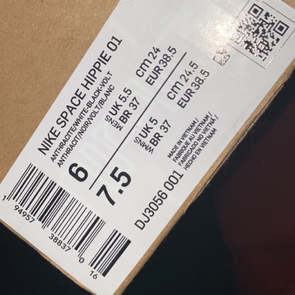 Nike space hippie 01 “black volt” NEVER BEEN WORN - Picture 3 of 3